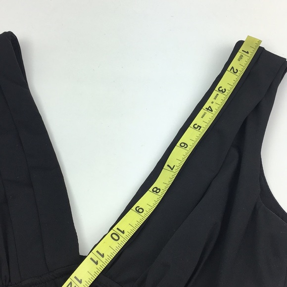 Forever21 Black Bodycon Dress Tiered Sleeveless *H - Picture 5 of 6